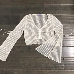 2/$20-Lace crop top